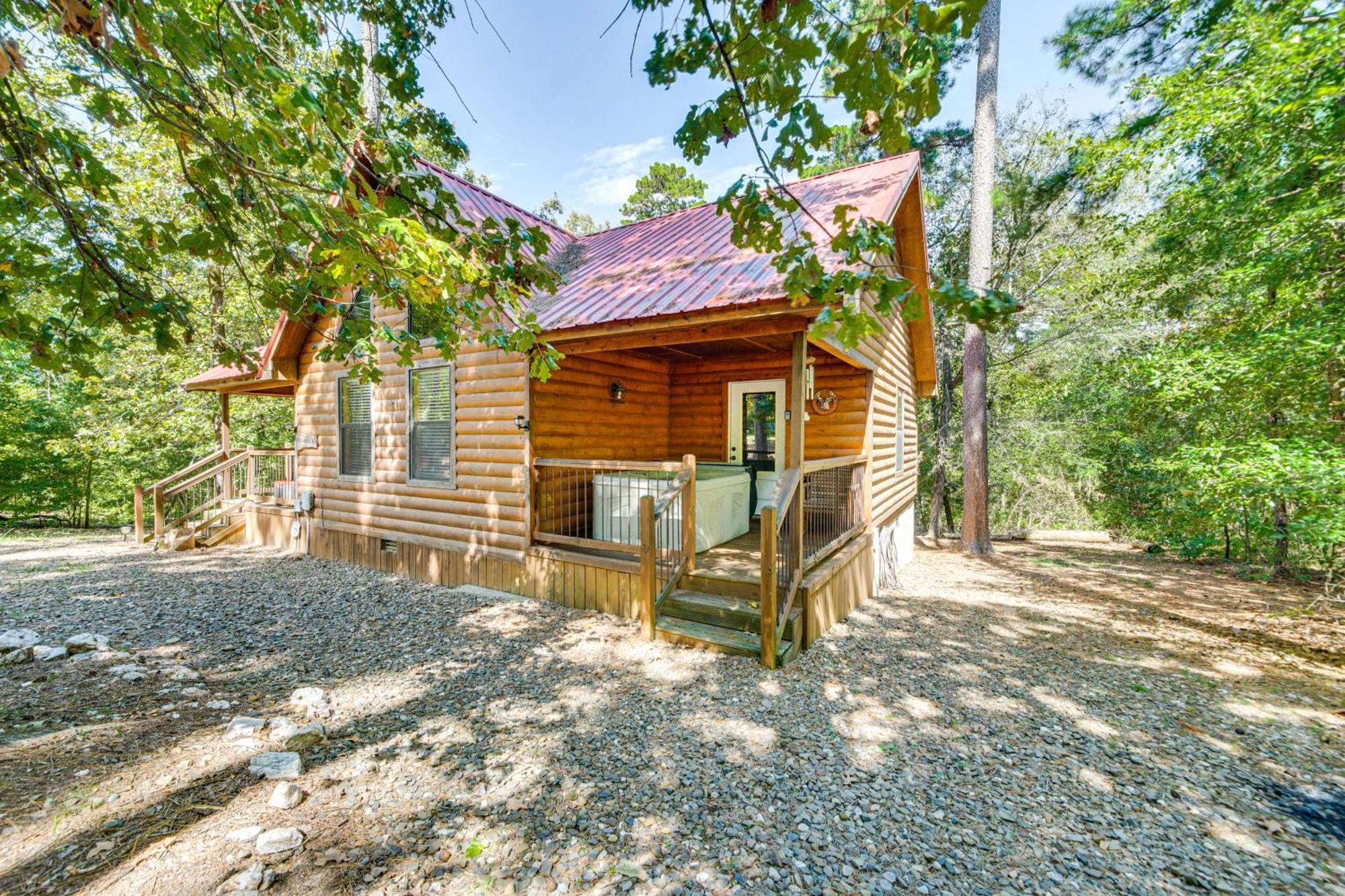 Broken Bow Rental Cabin With Hot Tub And Bar Εξωτερικό φωτογραφία