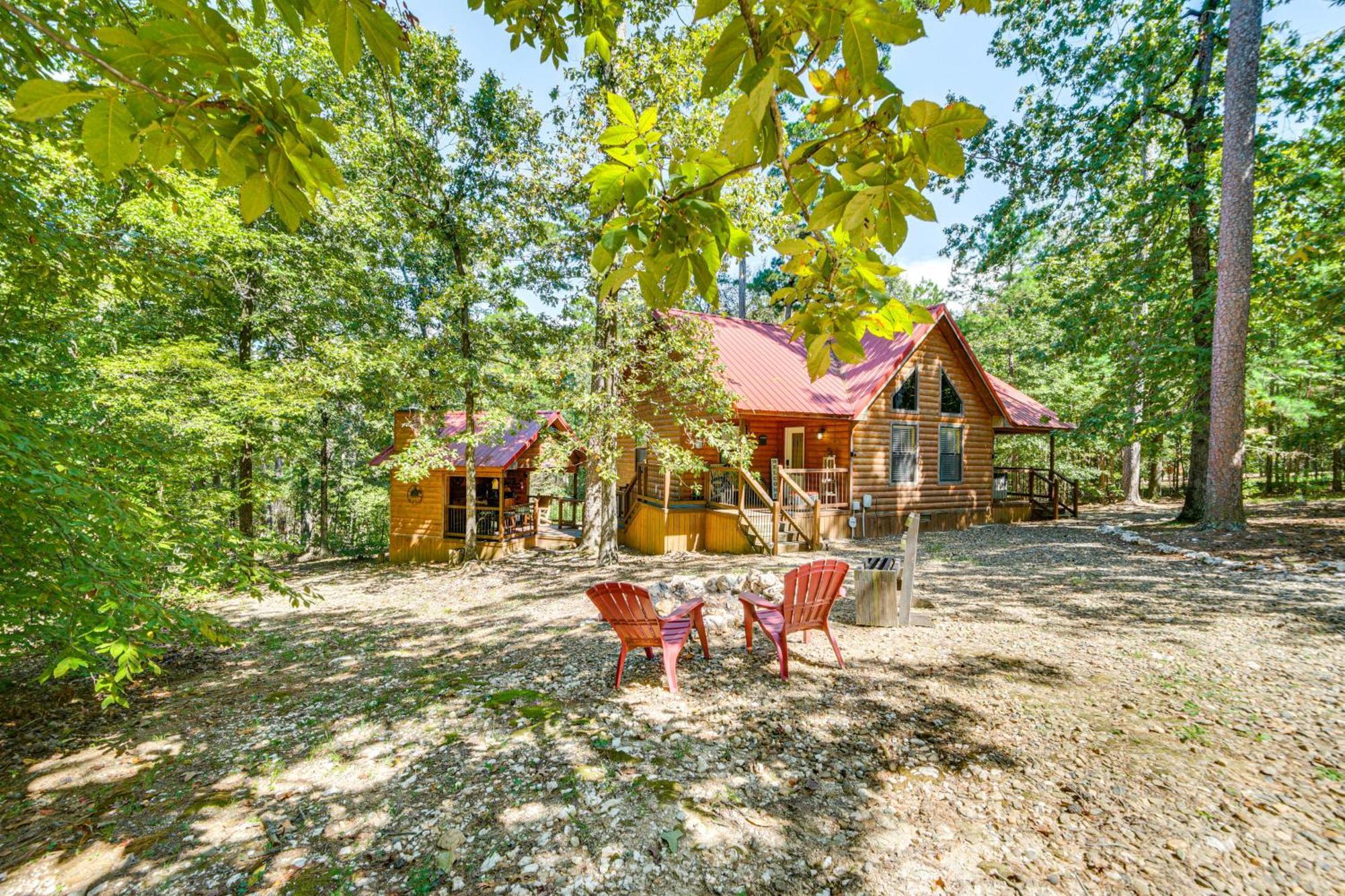 Broken Bow Rental Cabin With Hot Tub And Bar Εξωτερικό φωτογραφία
