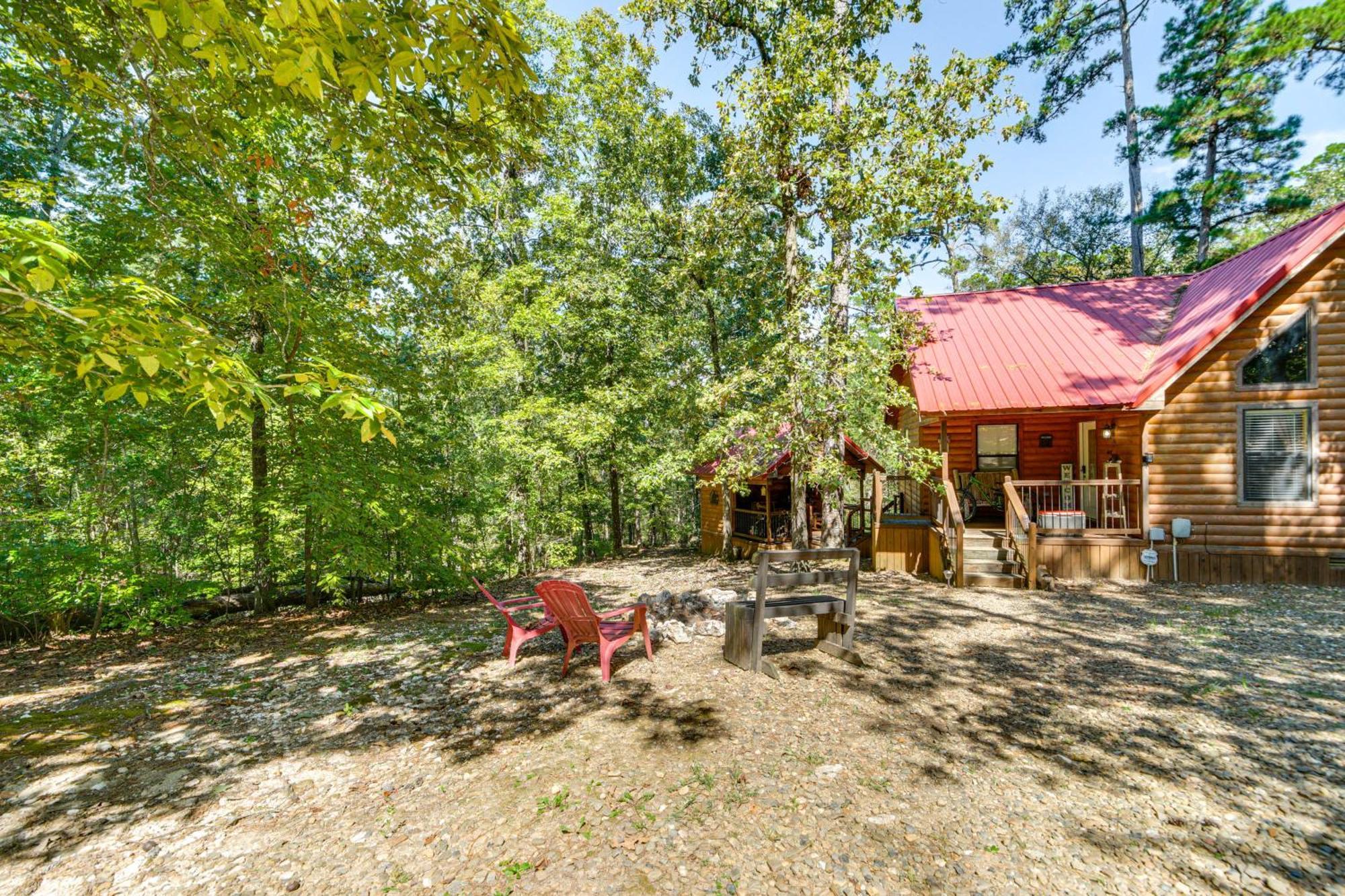 Broken Bow Rental Cabin With Hot Tub And Bar Εξωτερικό φωτογραφία